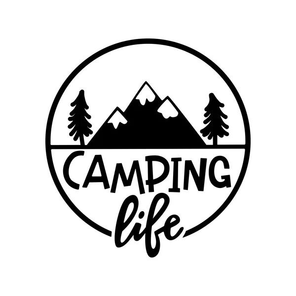Camping Life RV Decal